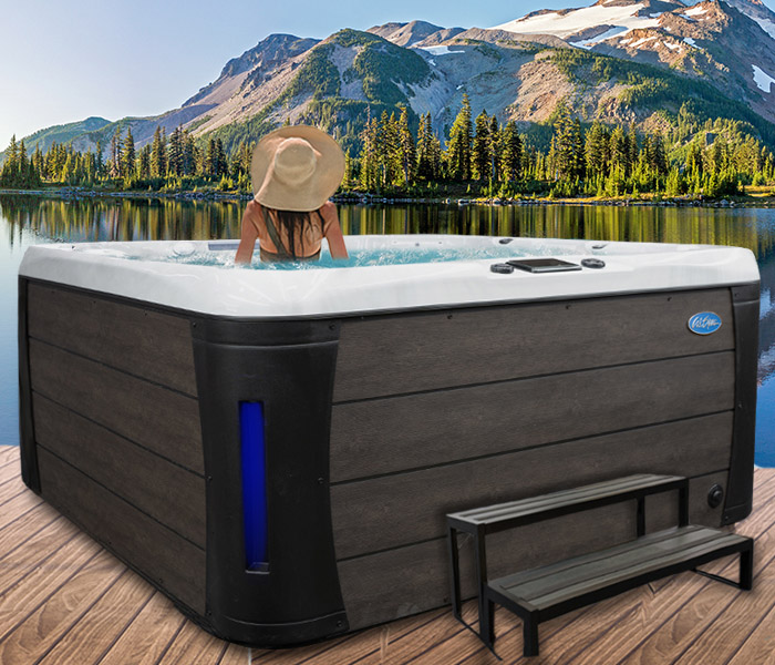 Calspas hot tub being used in a family setting - hot tubs spas for sale Sacramento